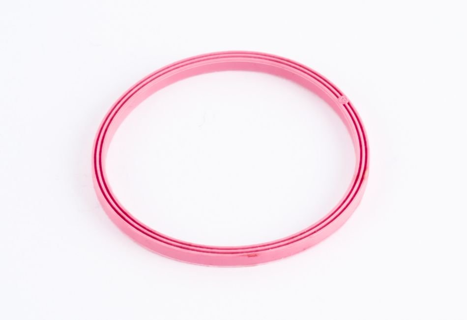 KROUŽEK PR.90X5 - MVQ (SILIKON) ČERVENÁ